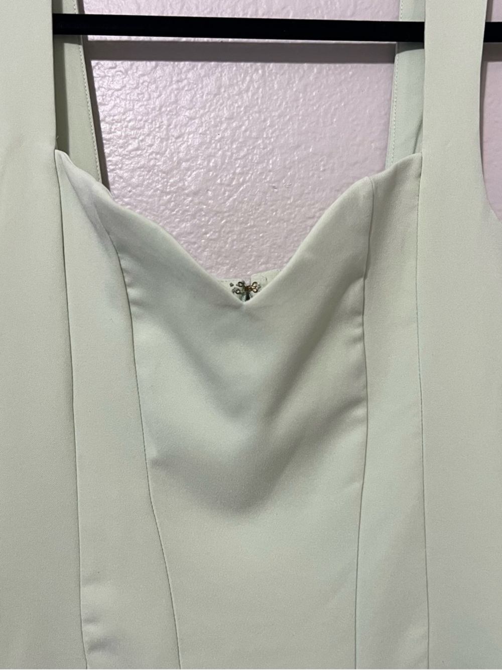 Sweetheart Neckline Mini Dress in Pale Mint - Picture 7 of 10